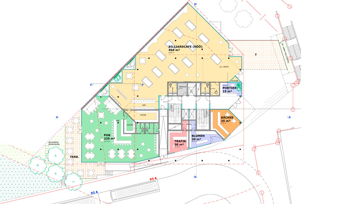 Plan Eingangsgeschoss